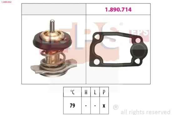 Thermostat, Kühlmittel EPS 1.880.942 Bild Thermostat, Kühlmittel EPS 1.880.942