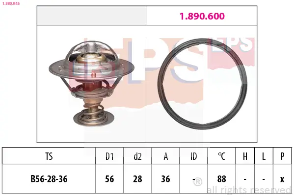 Thermostat, Kühlmittel EPS 1.880.948
