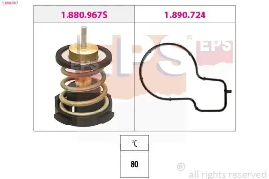 Thermostat, Kühlmittel EPS 1.880.967 Bild Thermostat, Kühlmittel EPS 1.880.967