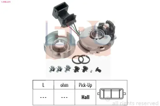 Sensor, Zündimpuls EPS 1.906.231 Bild Sensor, Zündimpuls EPS 1.906.231