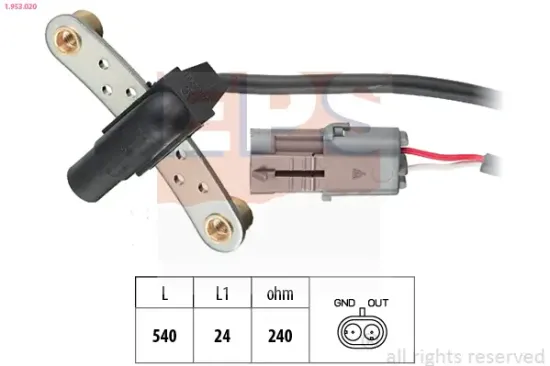 Impulsgeber, Kurbelwelle EPS 1.953.020 Bild Impulsgeber, Kurbelwelle EPS 1.953.020