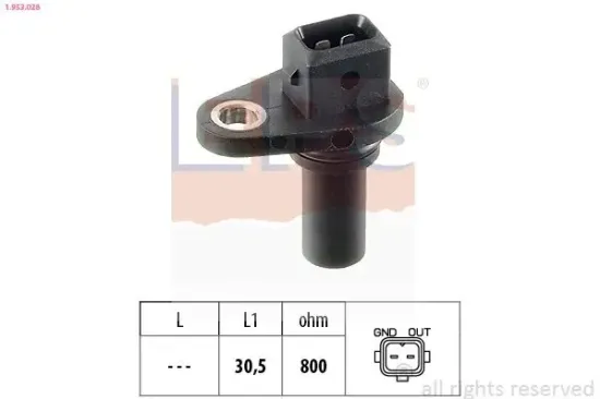 Sensor, Drehzahl EPS 1.953.028 Bild Sensor, Drehzahl EPS 1.953.028