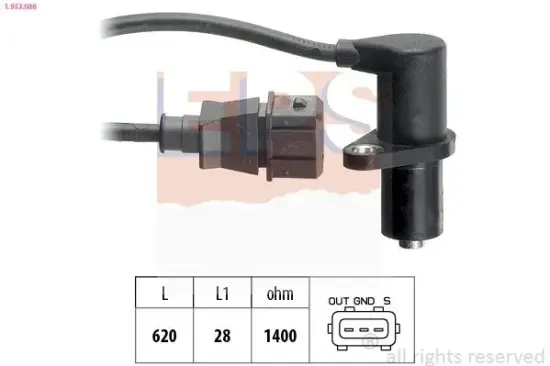 Sensor, Drehzahl EPS 1.953.086 Bild Sensor, Drehzahl EPS 1.953.086