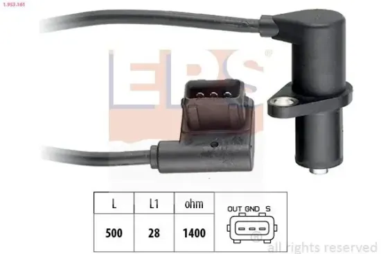 Sensor, Drehzahl EPS 1.953.161 Bild Sensor, Drehzahl EPS 1.953.161