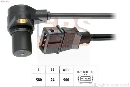 Impulsgeber, Kurbelwelle EPS 1.953.215 Bild Impulsgeber, Kurbelwelle EPS 1.953.215
