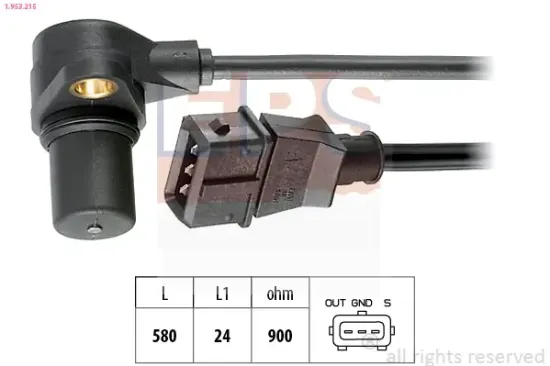 Impulsgeber, Kurbelwelle EPS 1.953.215 Bild Impulsgeber, Kurbelwelle EPS 1.953.215