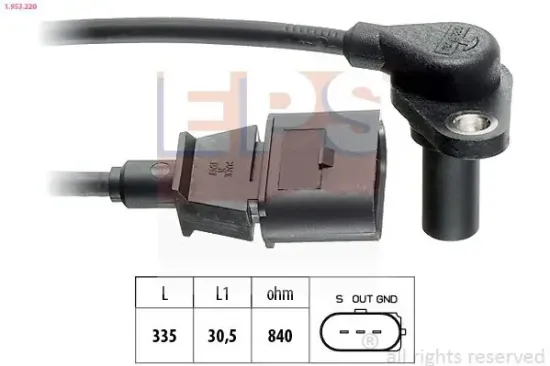 Sensor, Drehzahl EPS 1.953.220 Bild Sensor, Drehzahl EPS 1.953.220