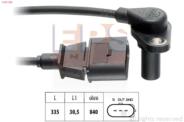 Sensor, Motordrehzahl EPS 1.953.220