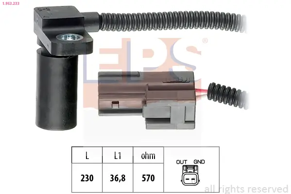Sensor, Motordrehzahl EPS 1.953.233