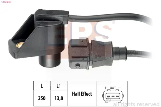 Sensor, Motordrehzahl EPS 1.953.245 Bild Sensor, Motordrehzahl EPS 1.953.245
