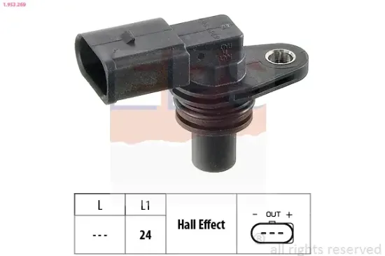 Sensor, Motordrehzahl EPS 1.953.269 Bild Sensor, Motordrehzahl EPS 1.953.269