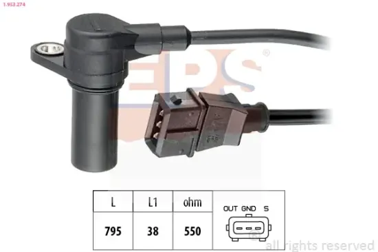 Impulsgeber, Kurbelwelle EPS 1.953.274 Bild Impulsgeber, Kurbelwelle EPS 1.953.274