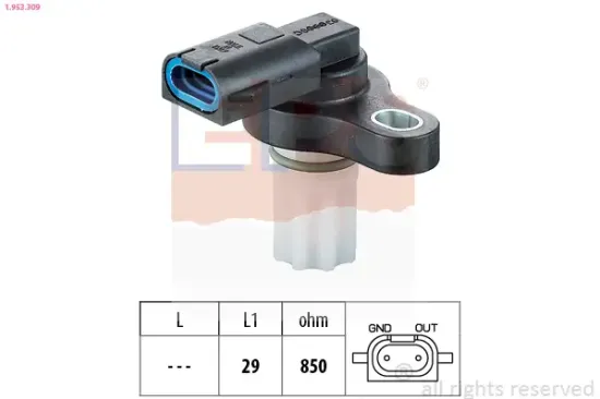 Drehzahlsensor, Automatikgetriebe EPS 1.953.309 Bild Drehzahlsensor, Automatikgetriebe EPS 1.953.309