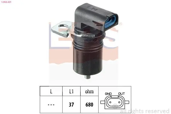 Sensor, Drehzahl EPS 1.953.321