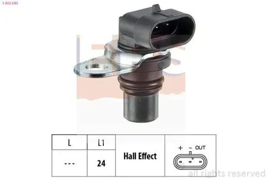 Sensor, Nockenwellenposition EPS 1.953.343 Bild Sensor, Nockenwellenposition EPS 1.953.343