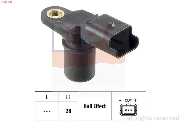 Sensor, Drehzahl EPS 1.953.348