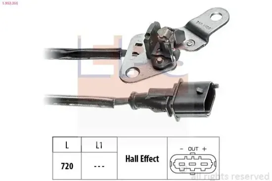 Sensor, Motordrehzahl EPS 1.953.355 Bild Sensor, Motordrehzahl EPS 1.953.355