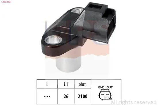 Sensor, Nockenwellenposition EPS 1.953.362 Bild Sensor, Nockenwellenposition EPS 1.953.362