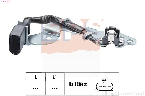 Sensor, Drehzahl EPS 1.953.367