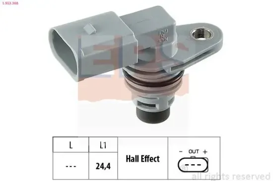 Sensor, Motordrehzahl EPS 1.953.368 Bild Sensor, Motordrehzahl EPS 1.953.368