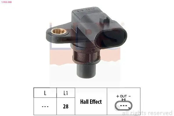 Sensor, Drehzahl EPS 1.953.388