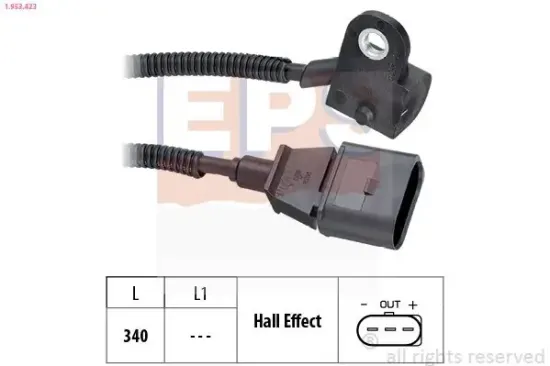 Sensor, Motordrehzahl EPS 1.953.423 Bild Sensor, Motordrehzahl EPS 1.953.423