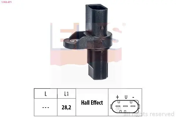 Sensor, Nockenwellenposition EPS 1.953.471