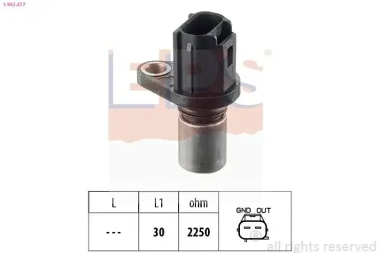 Sensor, Drehzahl EPS 1.953.477 Bild Sensor, Drehzahl EPS 1.953.477