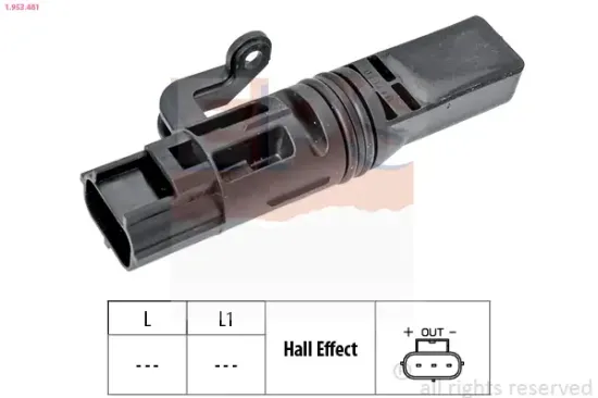 Sensor, Motordrehzahl EPS 1.953.481 Bild Sensor, Motordrehzahl EPS 1.953.481