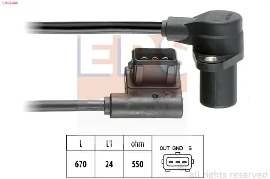 Impulsgeber, Kurbelwelle EPS 1.953.485 Bild Impulsgeber, Kurbelwelle EPS 1.953.485