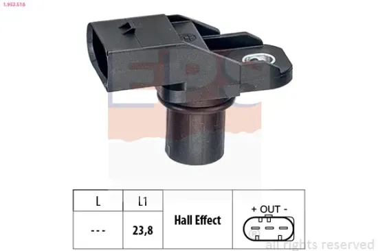 Sensor, Nockenwellenposition EPS 1.953.518 Bild Sensor, Nockenwellenposition EPS 1.953.518