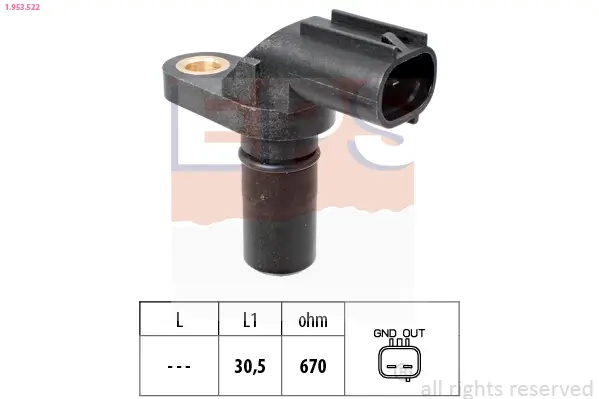 Sensor, Motordrehzahl EPS 1.953.522