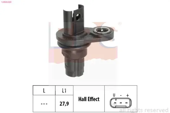 Sensor, Motordrehzahl EPS 1.953.523 Bild Sensor, Motordrehzahl EPS 1.953.523