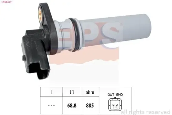 Sensor, Drehzahl EPS 1.953.537 Bild Sensor, Drehzahl EPS 1.953.537