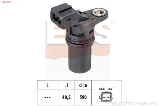 Sensor, Motordrehzahl EPS 1.953.539 Bild Sensor, Motordrehzahl EPS 1.953.539
