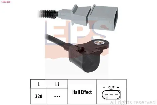 Sensor, Drehzahl EPS 1.953.605