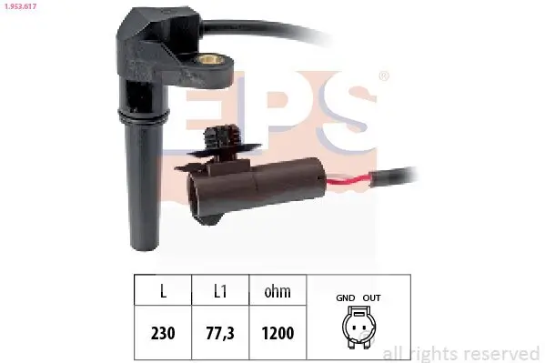 Sensor, Motordrehzahl EPS 1.953.617