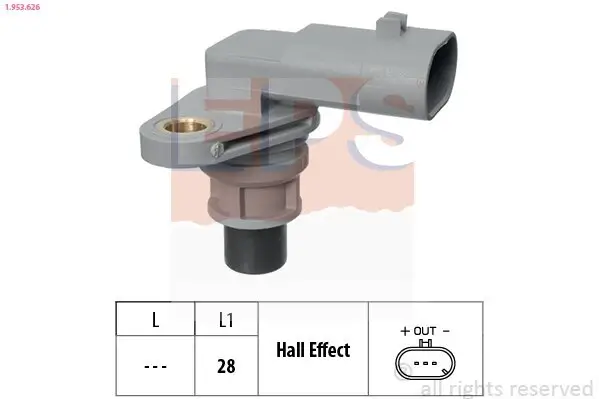 Sensor, Motordrehzahl EPS 1.953.626