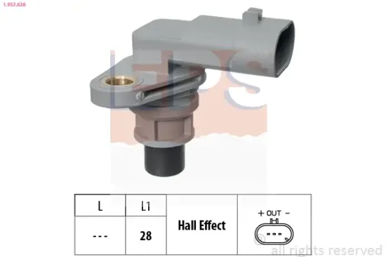 Sensor, Motordrehzahl EPS 1.953.626 Bild Sensor, Motordrehzahl EPS 1.953.626