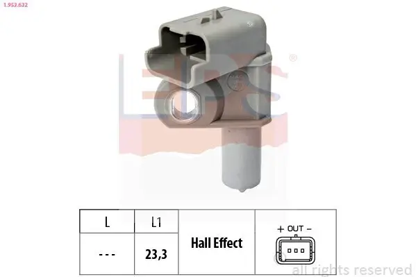 Sensor, Nockenwellenposition EPS 1.953.632