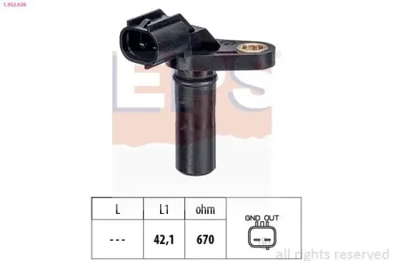 Sensor, Drehzahl EPS 1.953.636 Bild Sensor, Drehzahl EPS 1.953.636