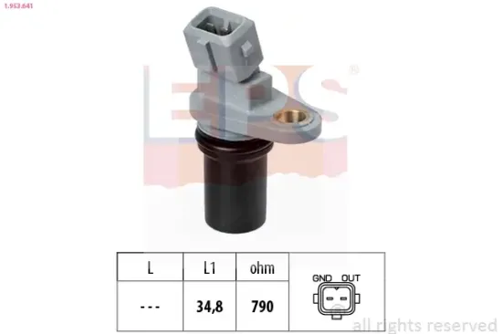 Sensor, Motordrehzahl EPS 1.953.641 Bild Sensor, Motordrehzahl EPS 1.953.641