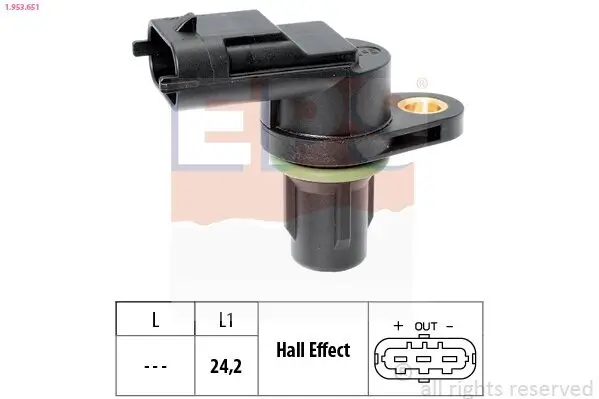 Sensor, Motordrehzahl EPS 1.953.651