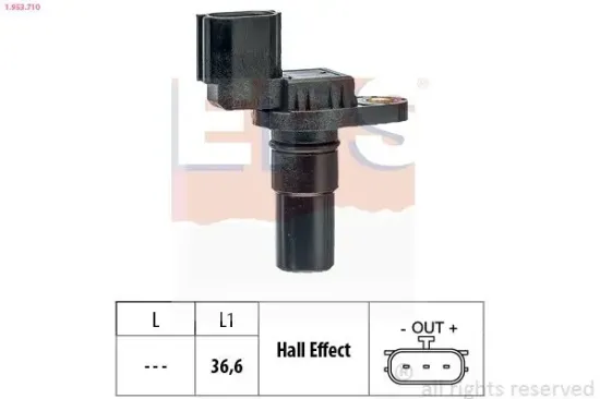 Drehzahlsensor, Automatikgetriebe EPS 1.953.710 Bild Drehzahlsensor, Automatikgetriebe EPS 1.953.710