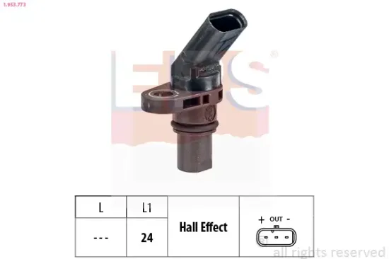 Sensor, Motordrehzahl EPS 1.953.773 Bild Sensor, Motordrehzahl EPS 1.953.773
