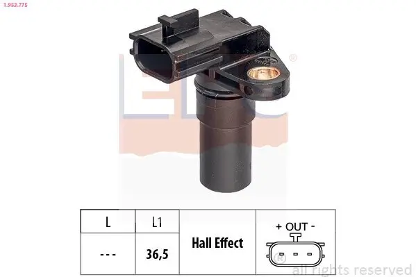 Sensor, Drehzahl EPS 1.953.775