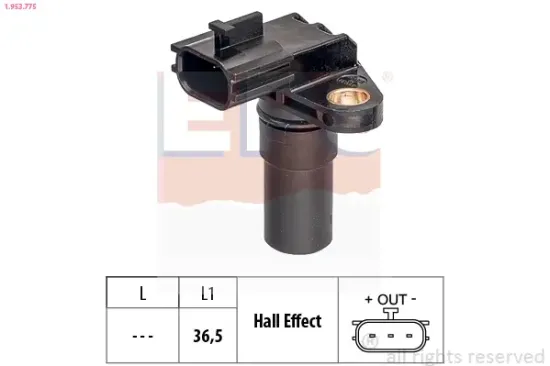 Sensor, Motordrehzahl EPS 1.953.775 Bild Sensor, Motordrehzahl EPS 1.953.775