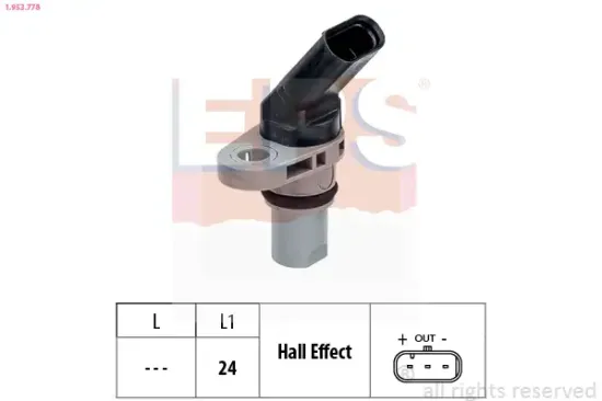 Sensor, Motordrehzahl EPS 1.953.778 Bild Sensor, Motordrehzahl EPS 1.953.778
