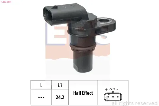 Sensor, Motordrehzahl EPS 1.953.793 Bild Sensor, Motordrehzahl EPS 1.953.793