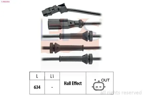 Sensor, Raddrehzahl EPS 1.960.056 Bild Sensor, Raddrehzahl EPS 1.960.056